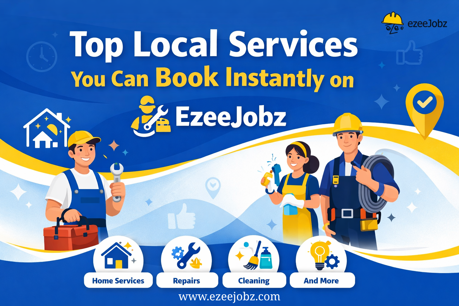 Top Local Services You Can Book Instantly on EzeeJobz